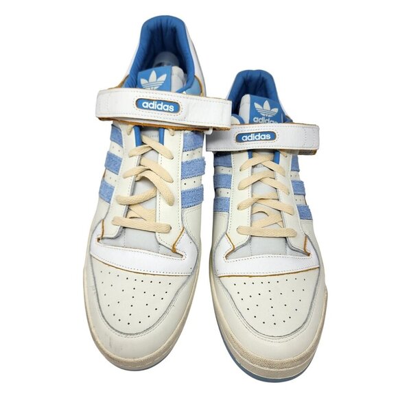 Adidas Forum 84 Low Retro Sneakers White & Blue Leather Men's 17 - Picture 11 of 11